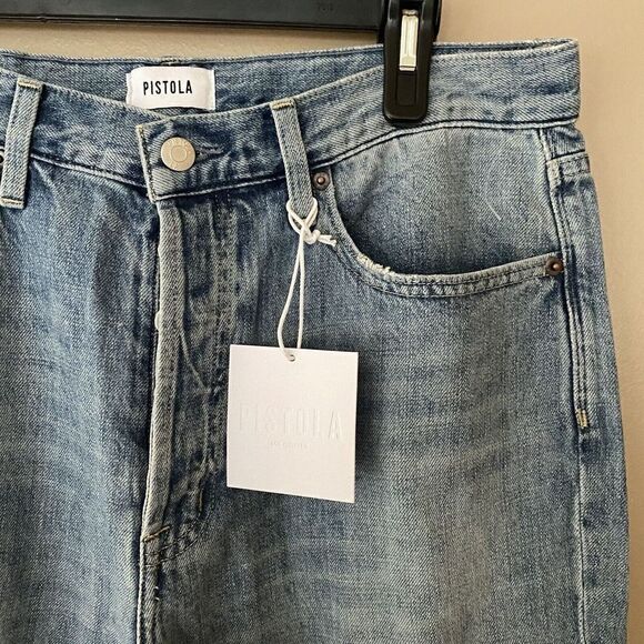 PISTOLA Cassie High Rise Classic Straight Denim Sz 31 Jeans Womens Bayview - Picture 6 of 9